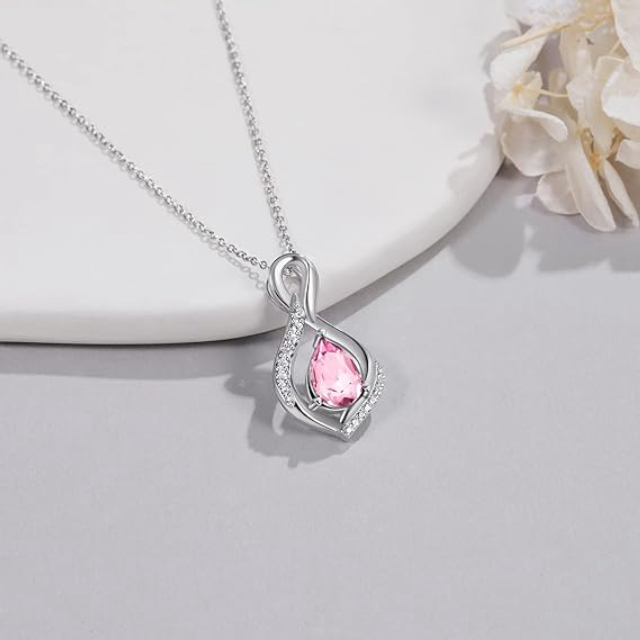 Women's silver opal fashion necklace
