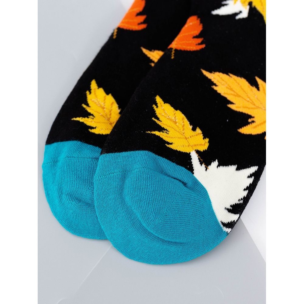 Men Leaf Pattern Socks
