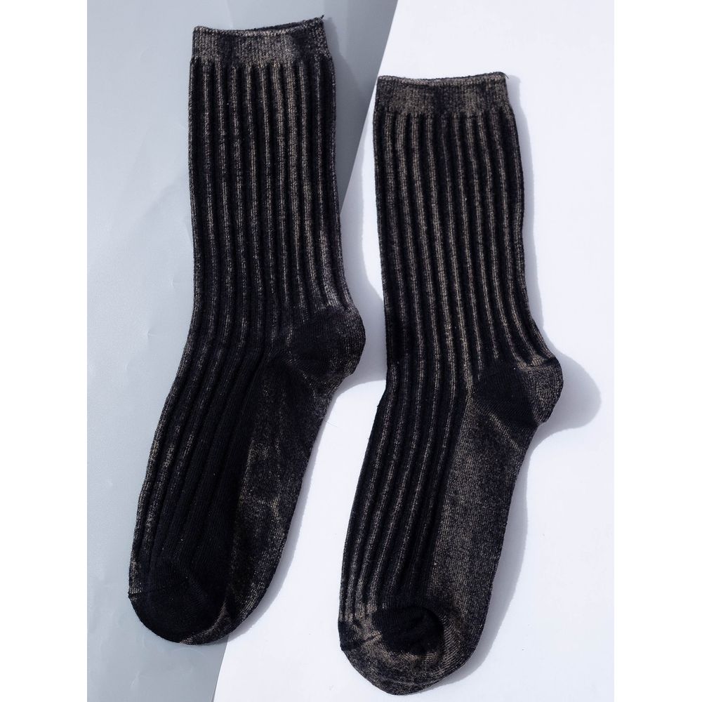 Men Ribbed Design Socks