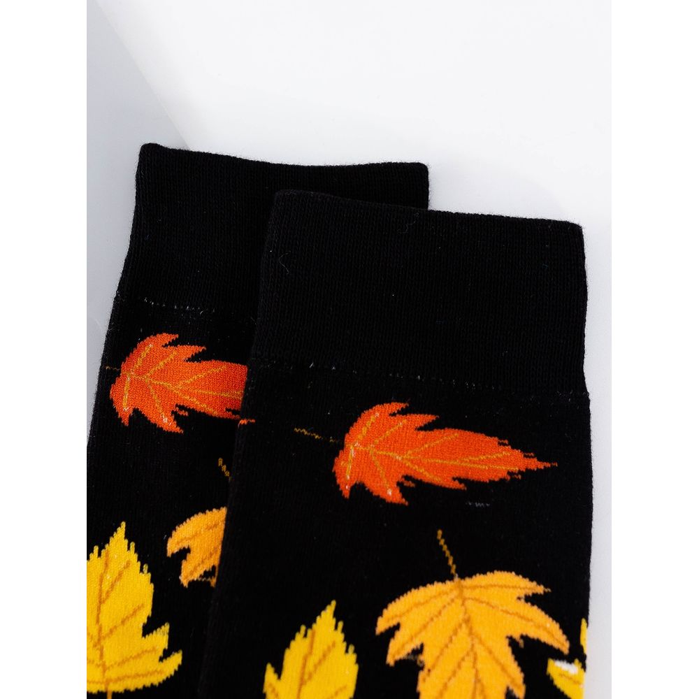 Men Leaf Pattern Socks