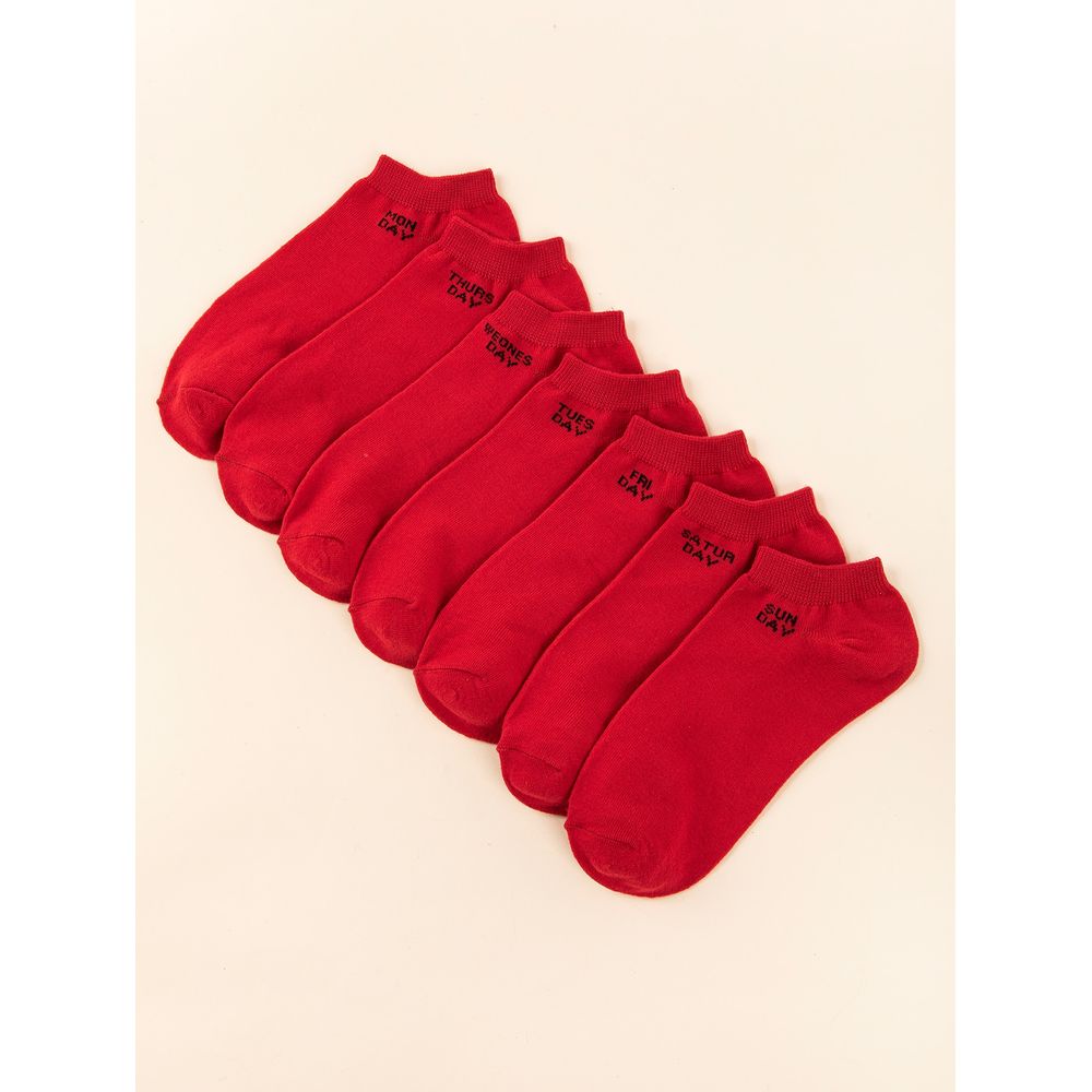 7pairs Letter Graphic Ankle Socks