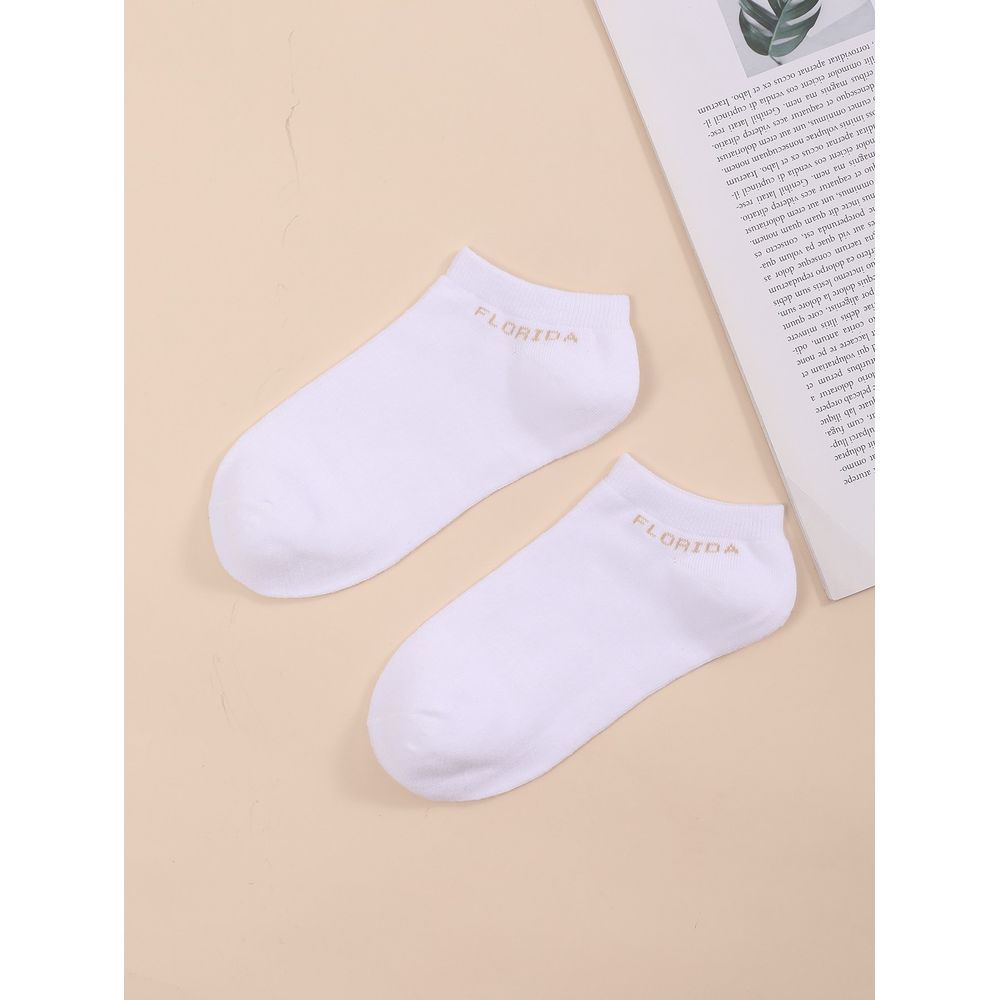 6pairs Letter Graphic Ankle Socks