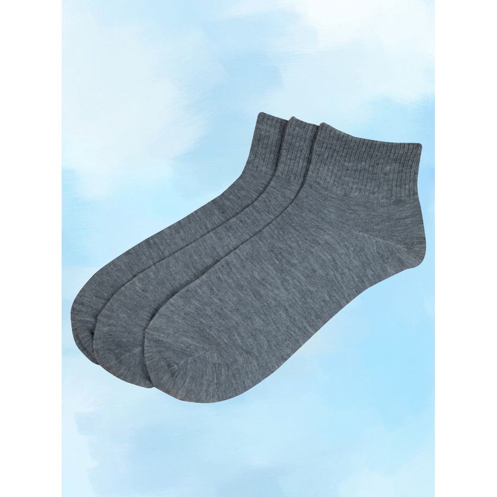 3pairs Minimalist Solid Socks