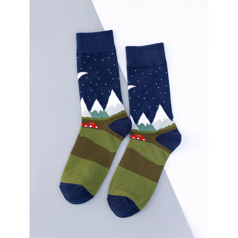 Men Cartoon Graphic Socks