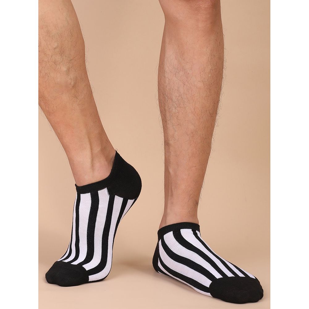 5pairs Men Striped Ankle Socks