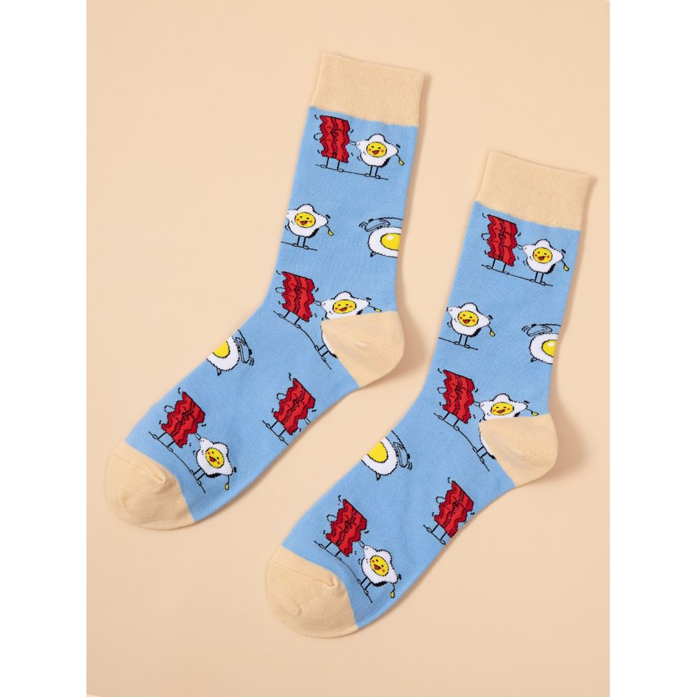 Men Cartoon Graphic Socks