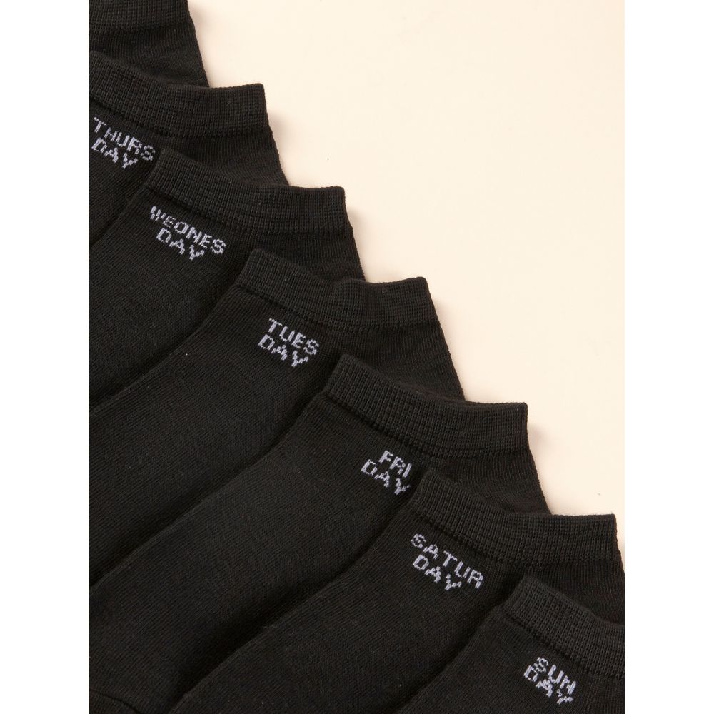7pairs Letter Graphic Ankle Socks