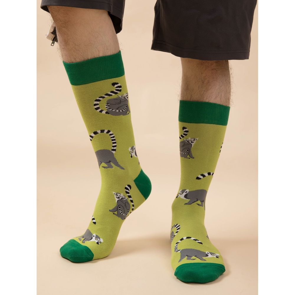 Men Cartoon Graphic Socks