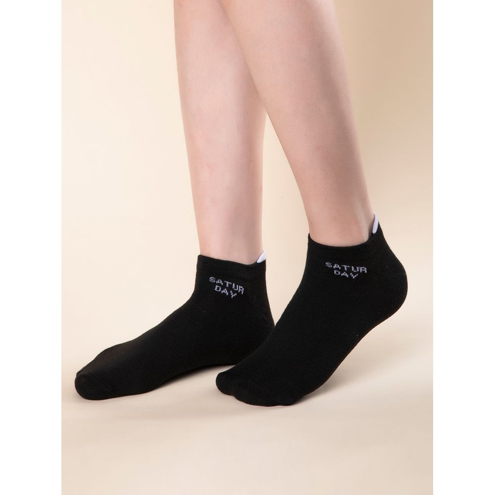 7pairs Letter Graphic Ankle Socks