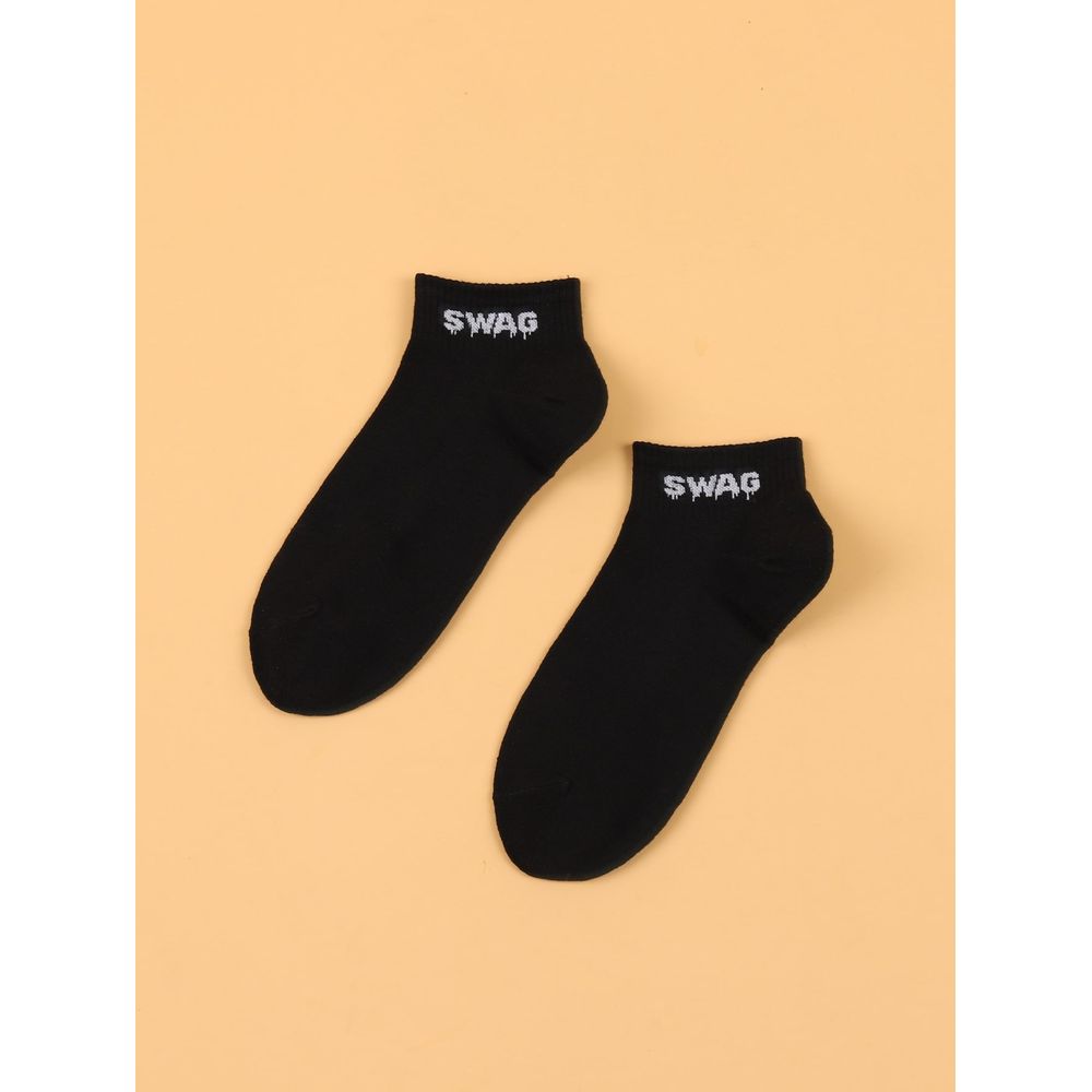 Letter Graphic Socks