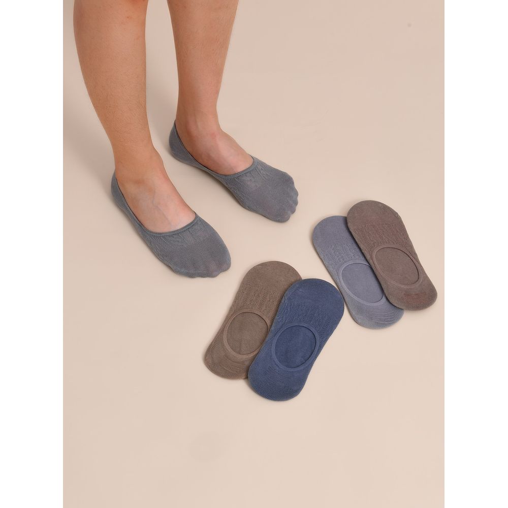 5pairs Men Simple Invisible Socks