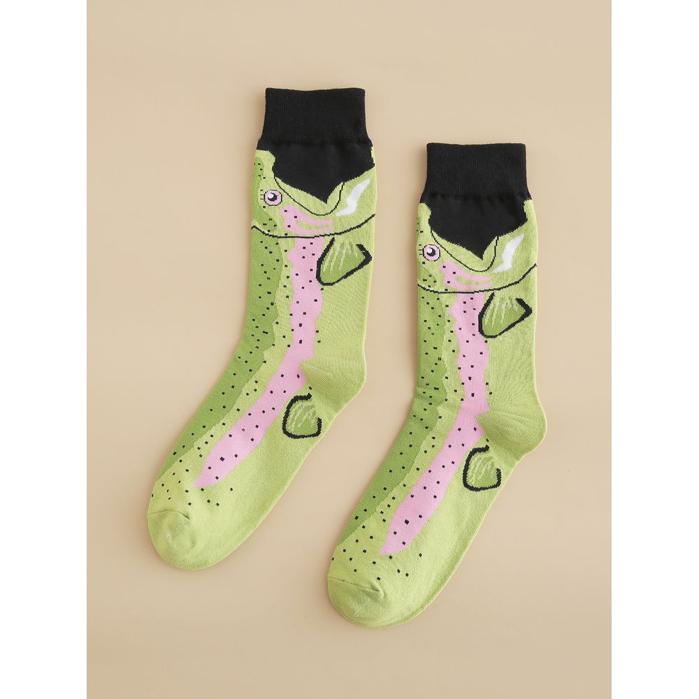 Men Cartoon Graphic Socks
