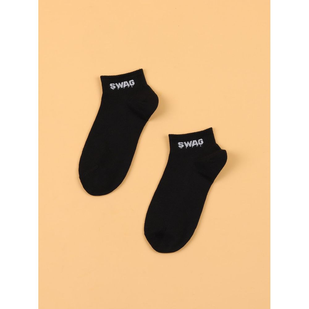 Letter Graphic Socks