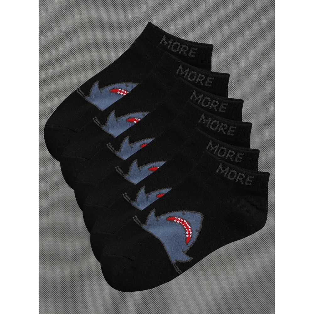 6pairs Men Letter Graphic Ankle Socks