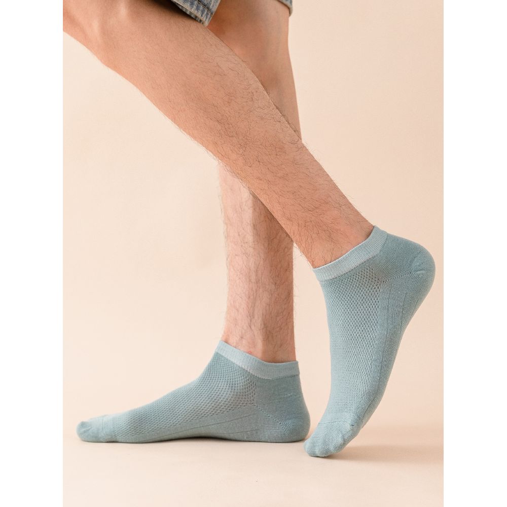 6pairs Men Solid Ankle Socks
