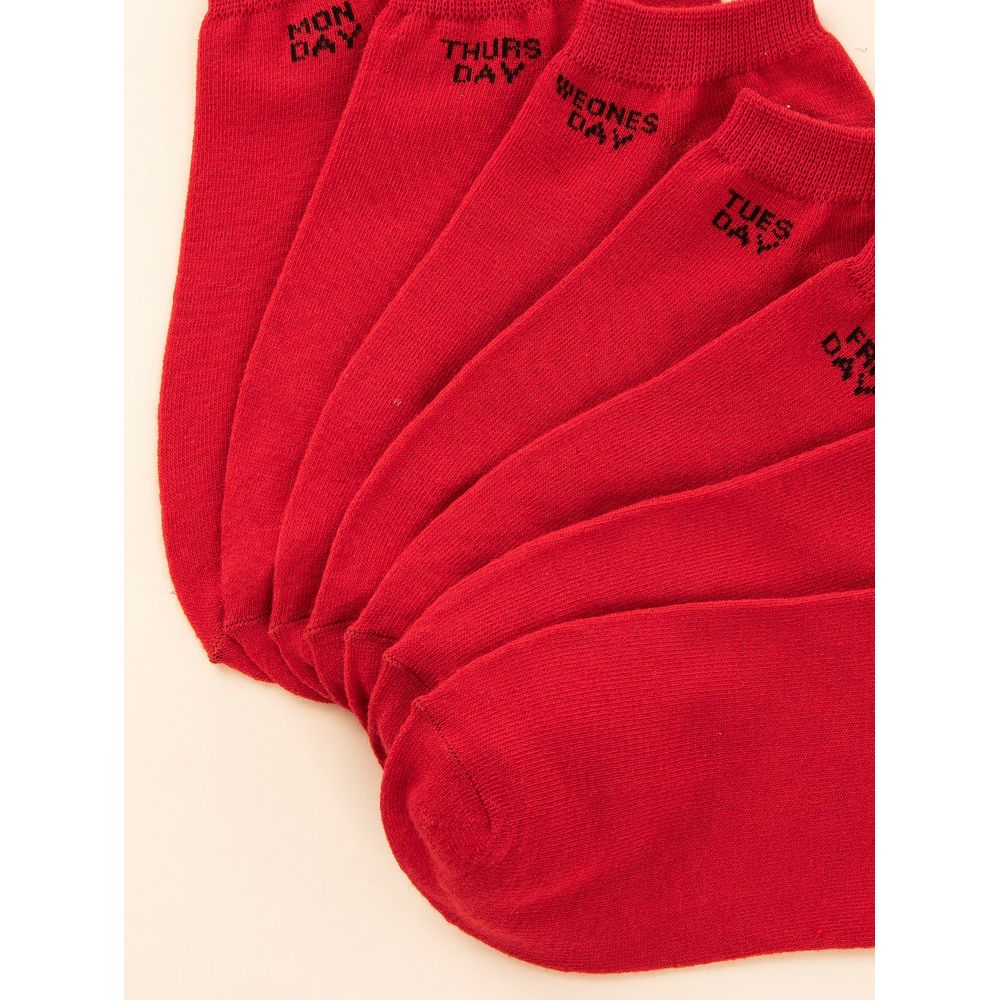 7pairs Letter Graphic Ankle Socks