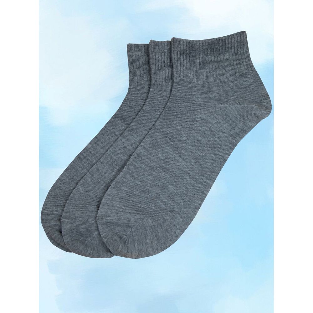 3pairs Minimalist Solid Socks