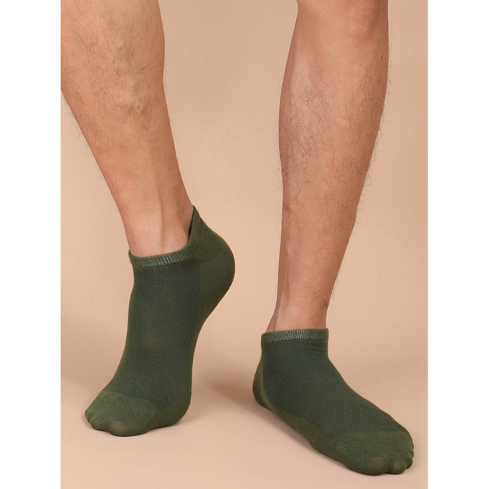 6pairs Men Solid Ankle Socks