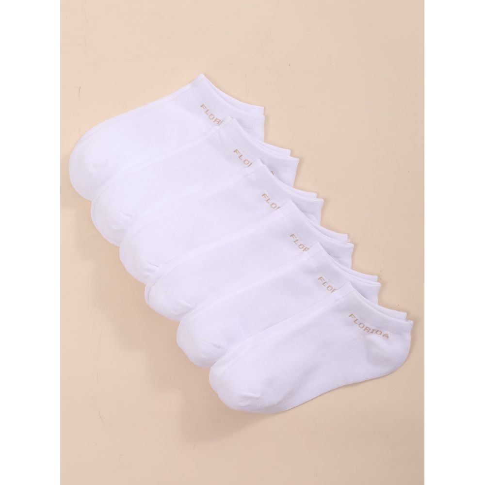 6pairs Letter Graphic Ankle Socks