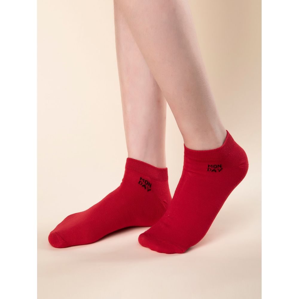 7pairs Letter Graphic Ankle Socks