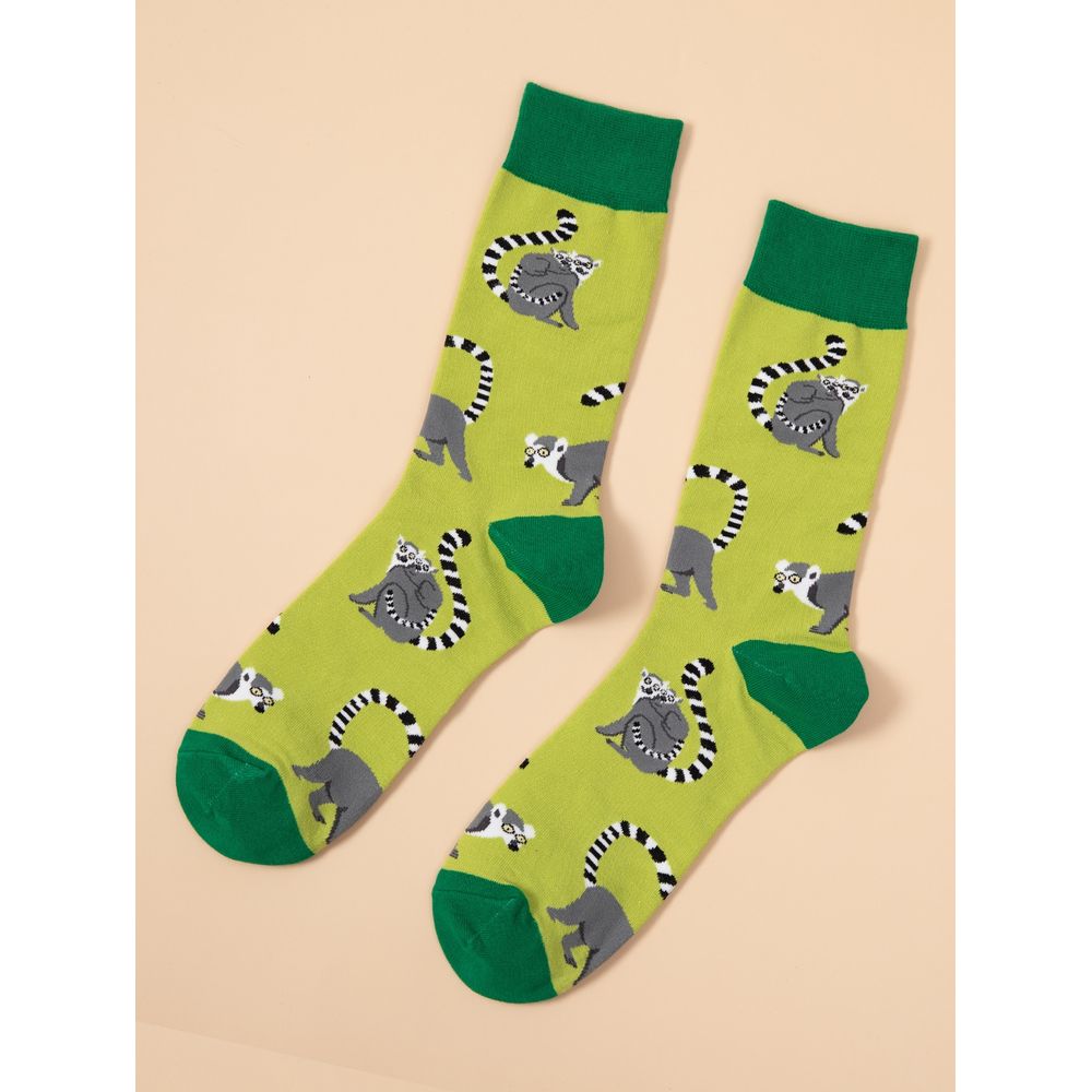 Men Cartoon Graphic Socks