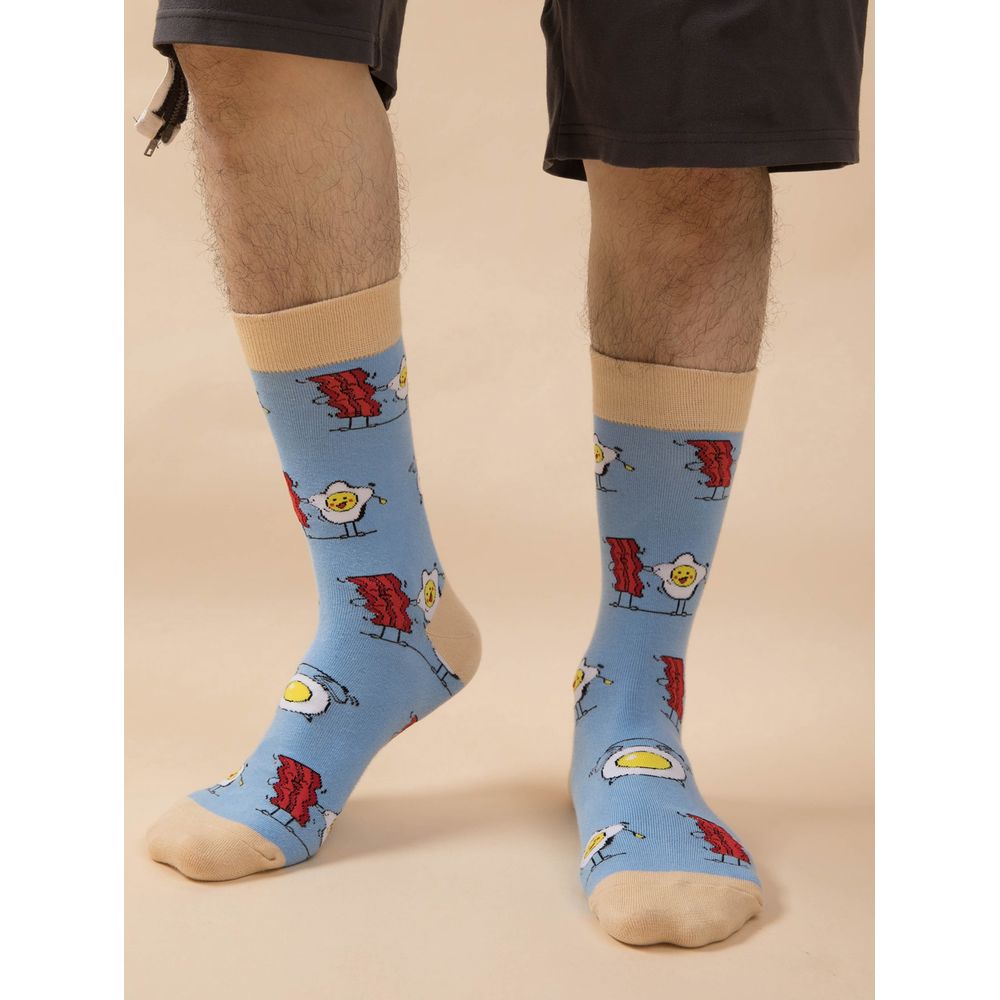 Men Cartoon Graphic Socks
