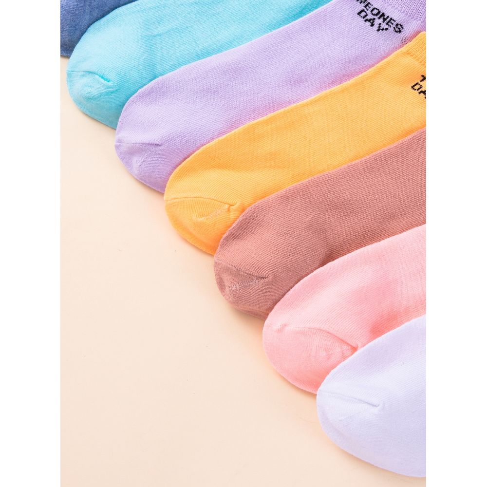 7pairs Letter Graphic Socks