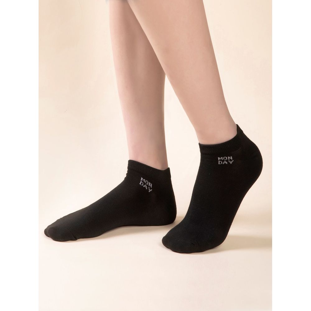 7pairs Letter Graphic Ankle Socks