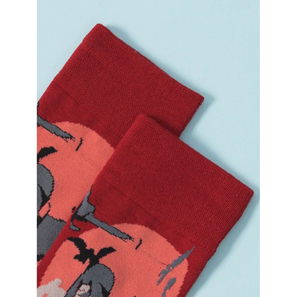 Men Cartoon Graphic Socks