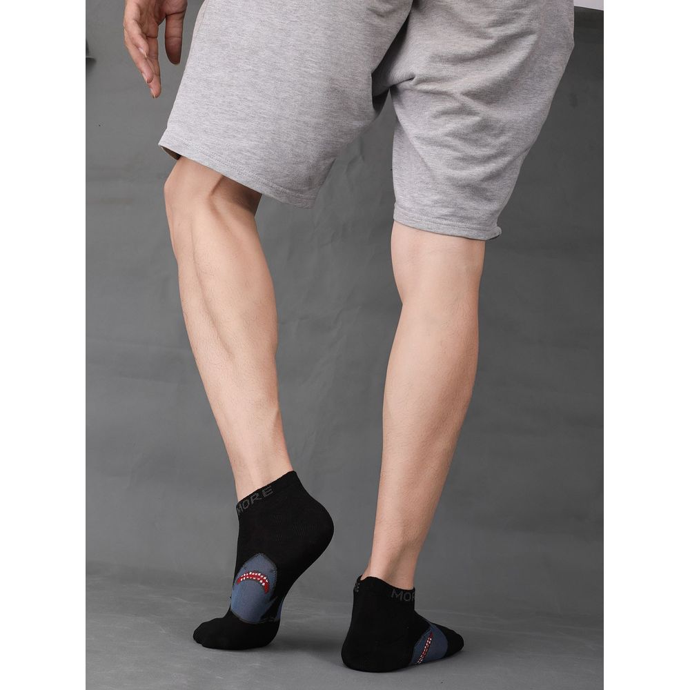6pairs Men Letter Graphic Ankle Socks