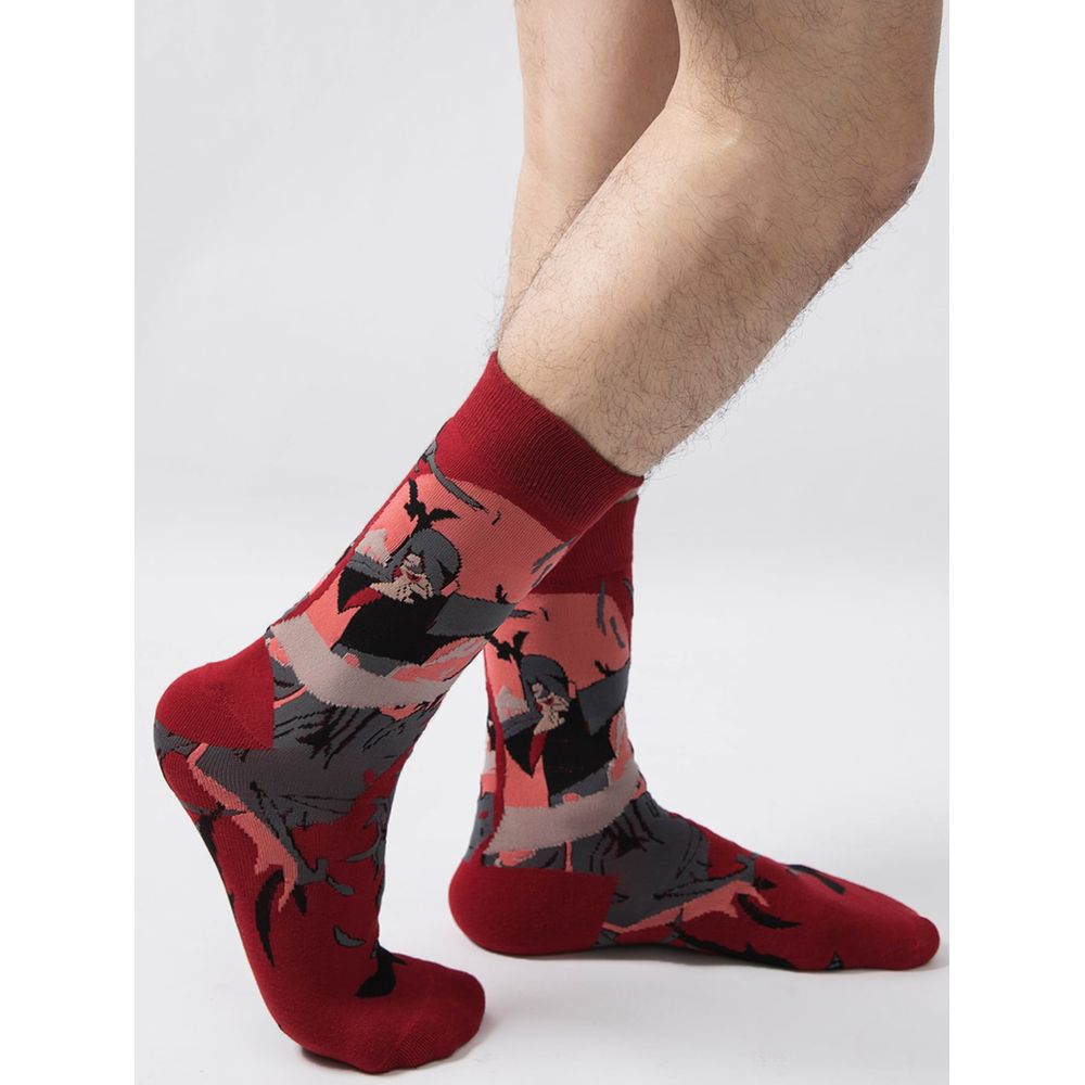 Men Cartoon Graphic Socks