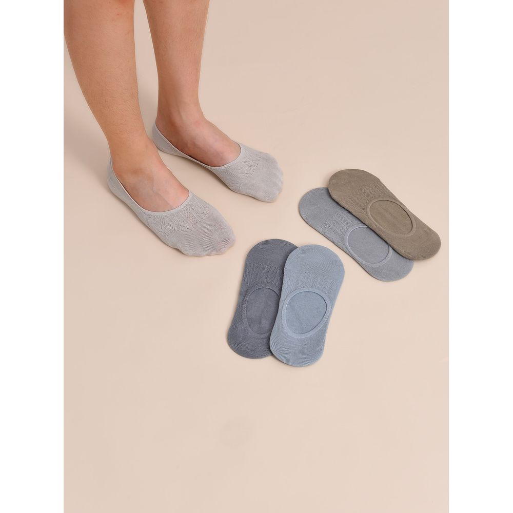 5pairs Men Simple Invisible Socks