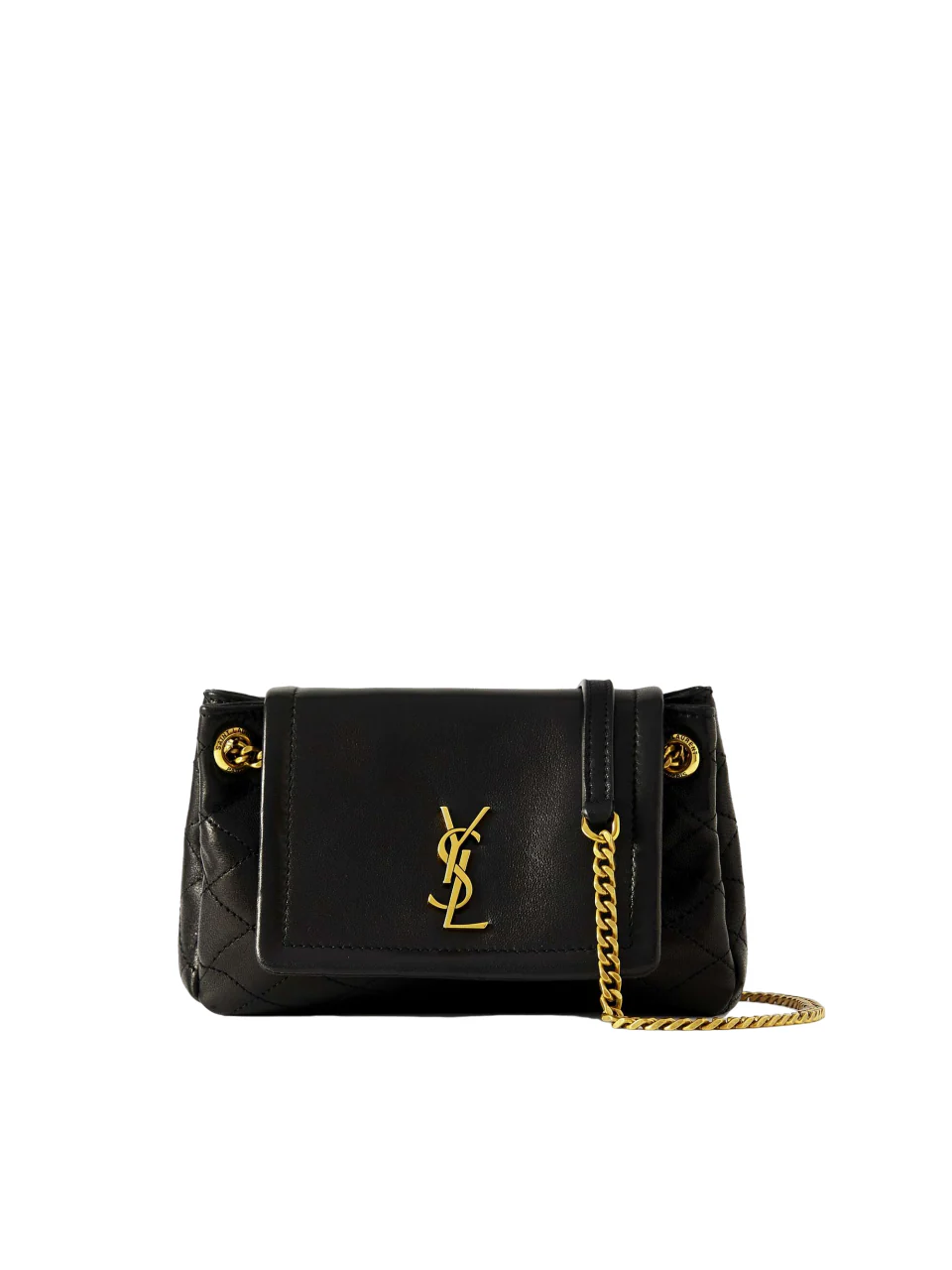 Matrase embossed leather mini shoulder bag