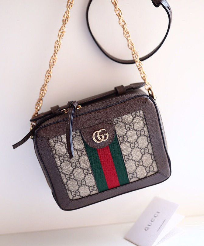 mini shoulder bag 602576 Dark Coffee