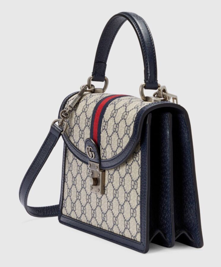 Small Tote Bag 651055 Dark Blue