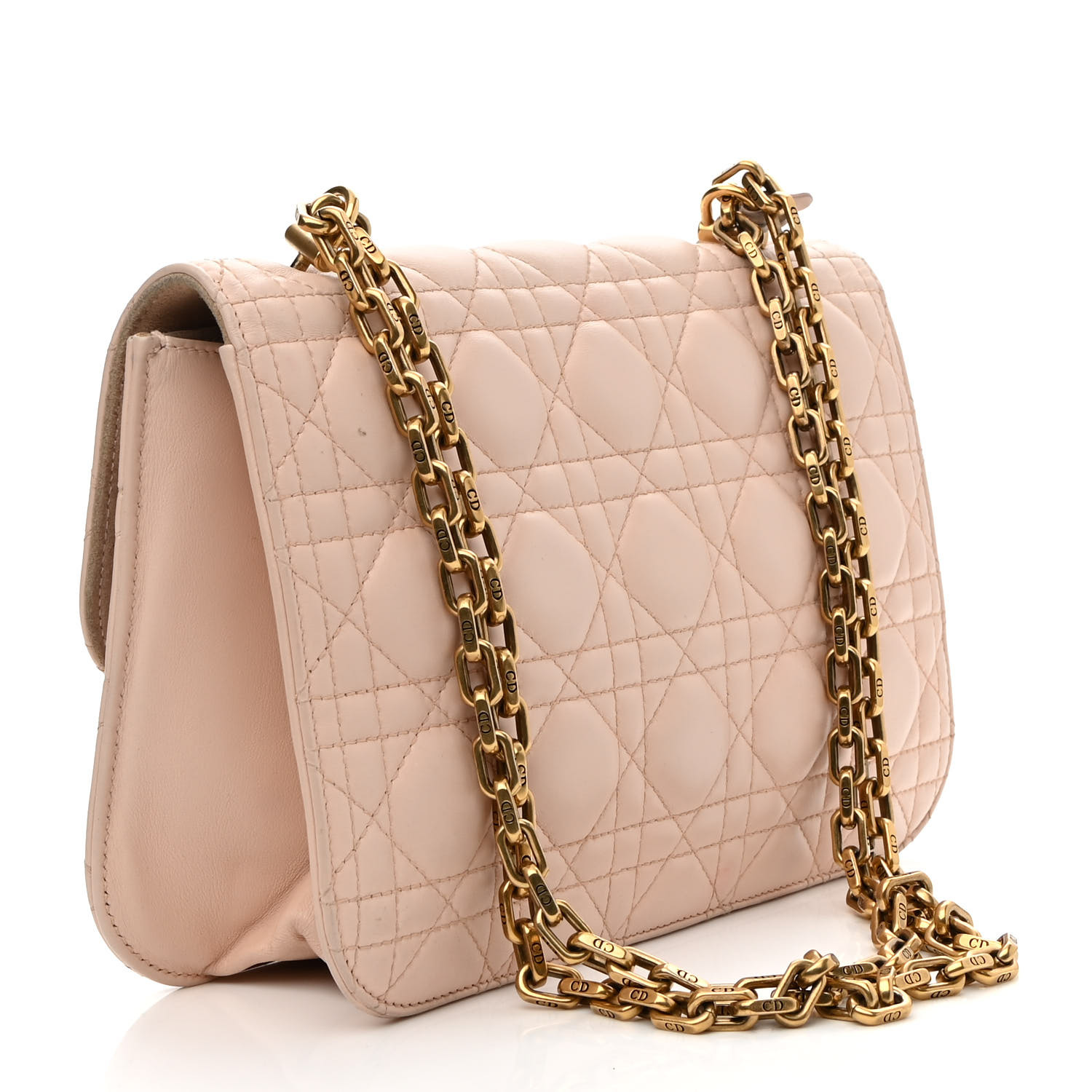 CHRISTIAN  Large Dioraddict Flap Rose Poudre