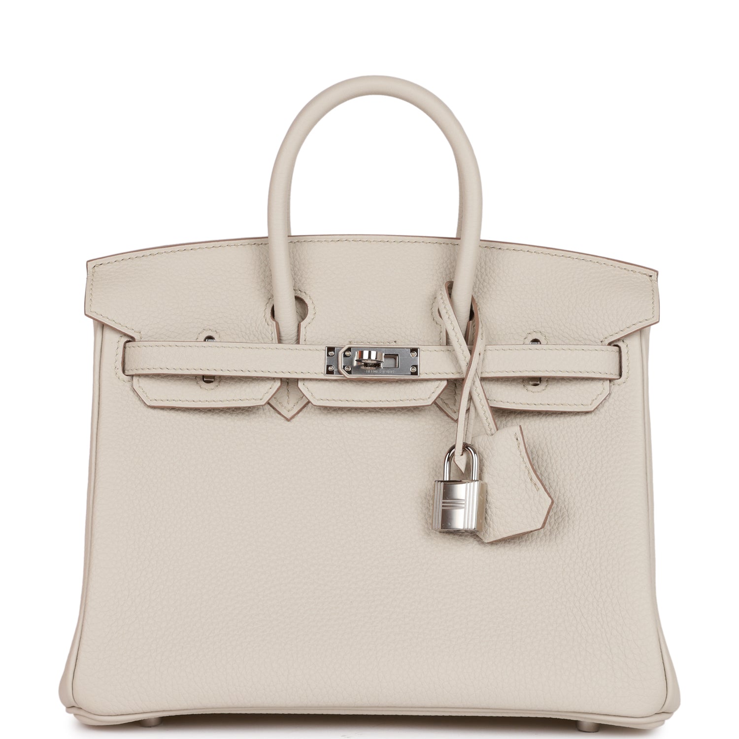 HE&&ME Birkin 25 Beton Togo Palladium Hardware