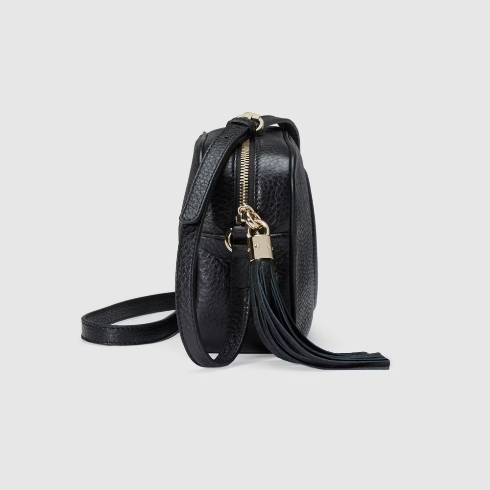 small leather disco bag