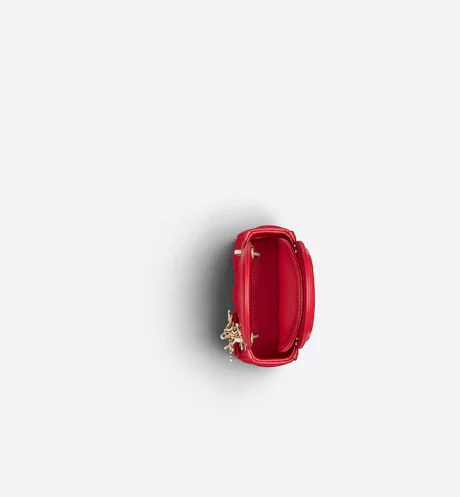 MICRO LADY DIOR BAG Scarlet Red