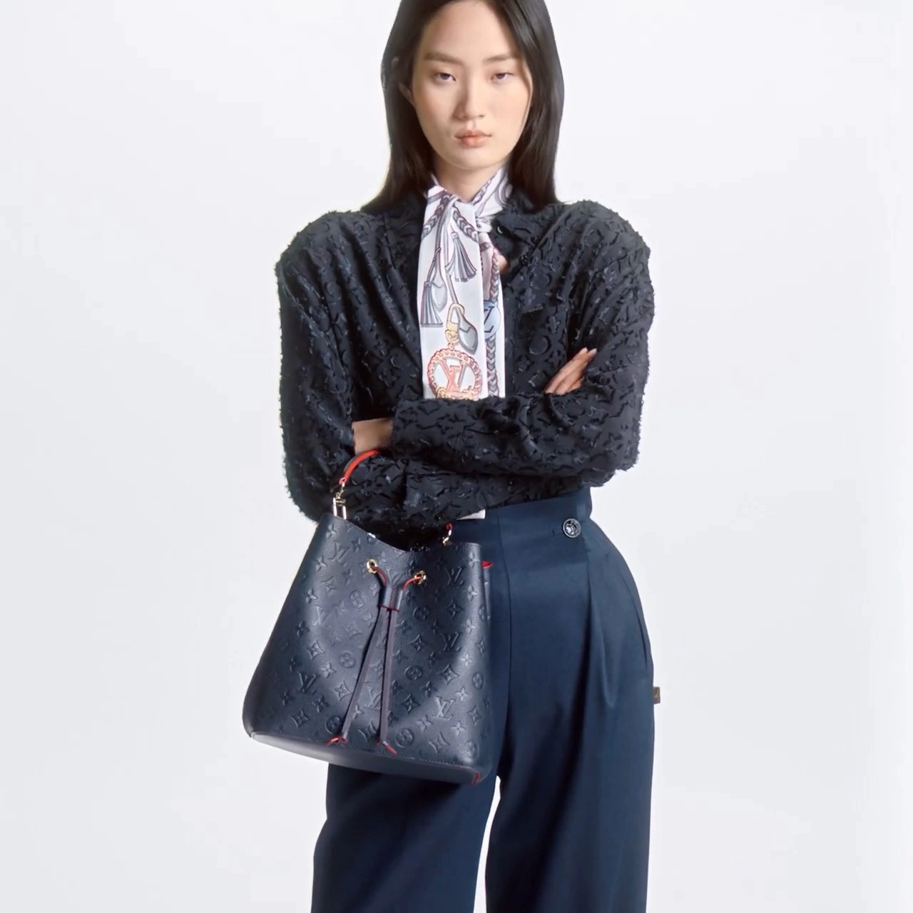 Louis Vuitton Néonoé MM Navy M45306