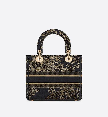 LADY D-LITE BAG Black  Dior  with