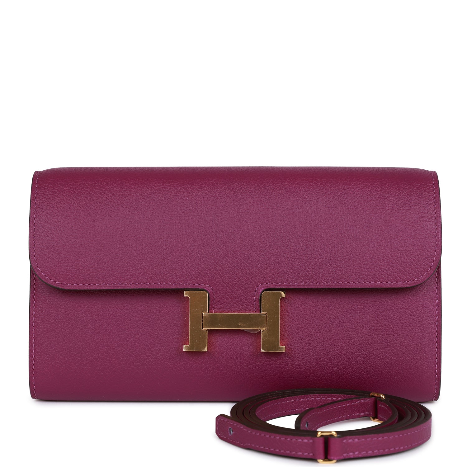 HE&&ME Constance Wallet To Go Anemone Evercolor Gold Hardware