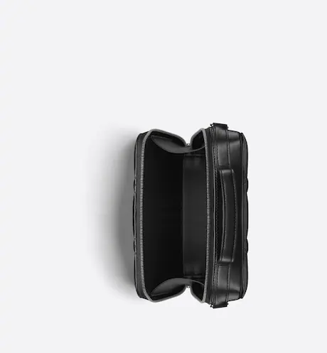 DIOR CARO BOX BAG Black  Calfskin