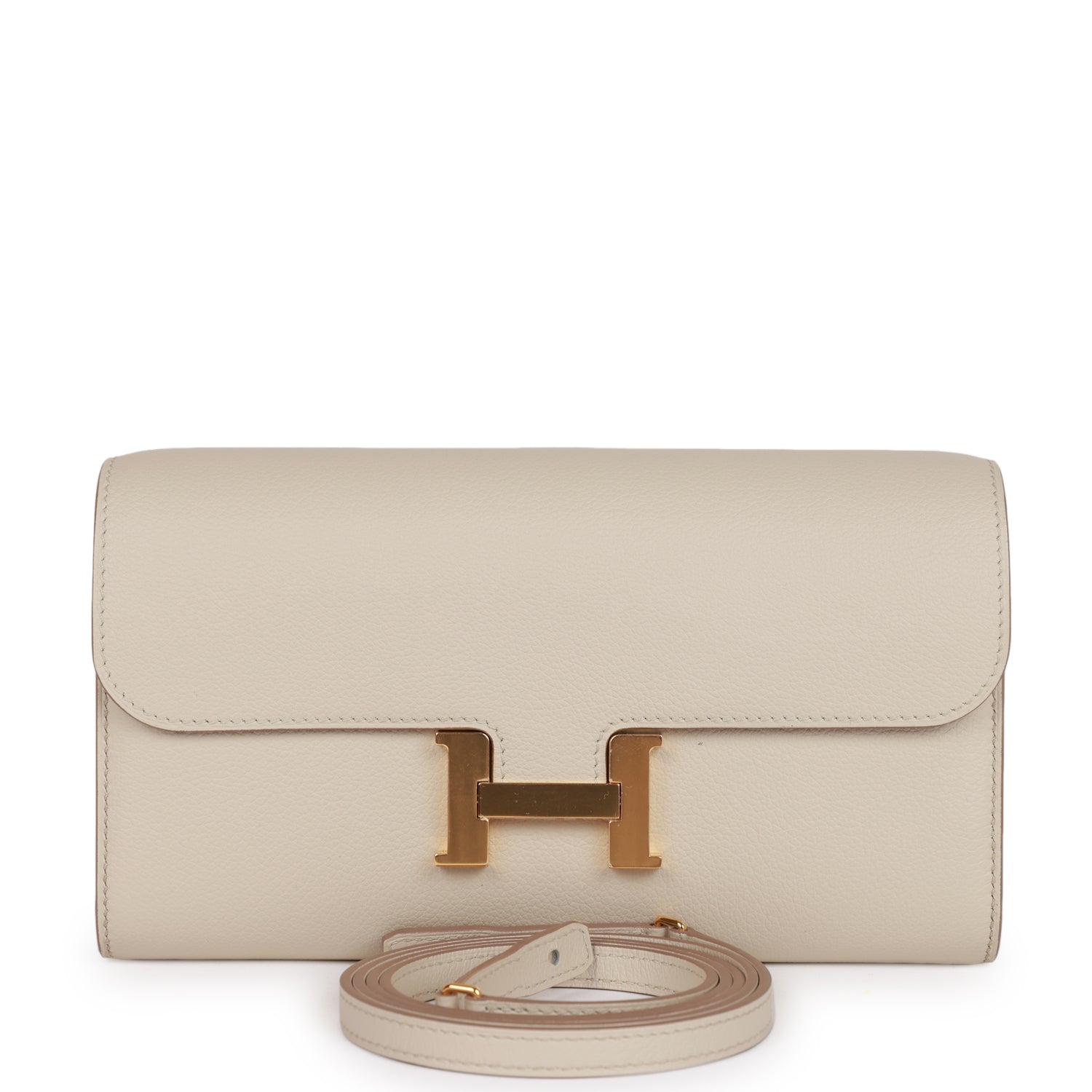 HE&&ME Constance Wallet To Go Beton Evercolor Gold Hardware