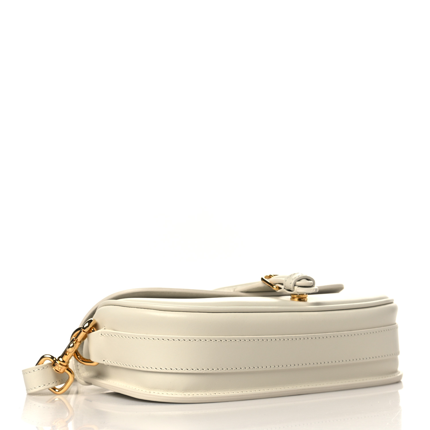 CHRISTIAN DIOR Box Calfskin East West Bobby Bag Latte