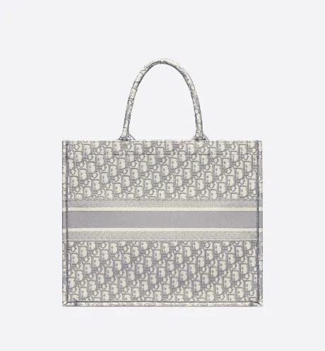 LARGE DIOR BOOK TOTE Gray Dior  (42 x 35 x 18.5 cm)