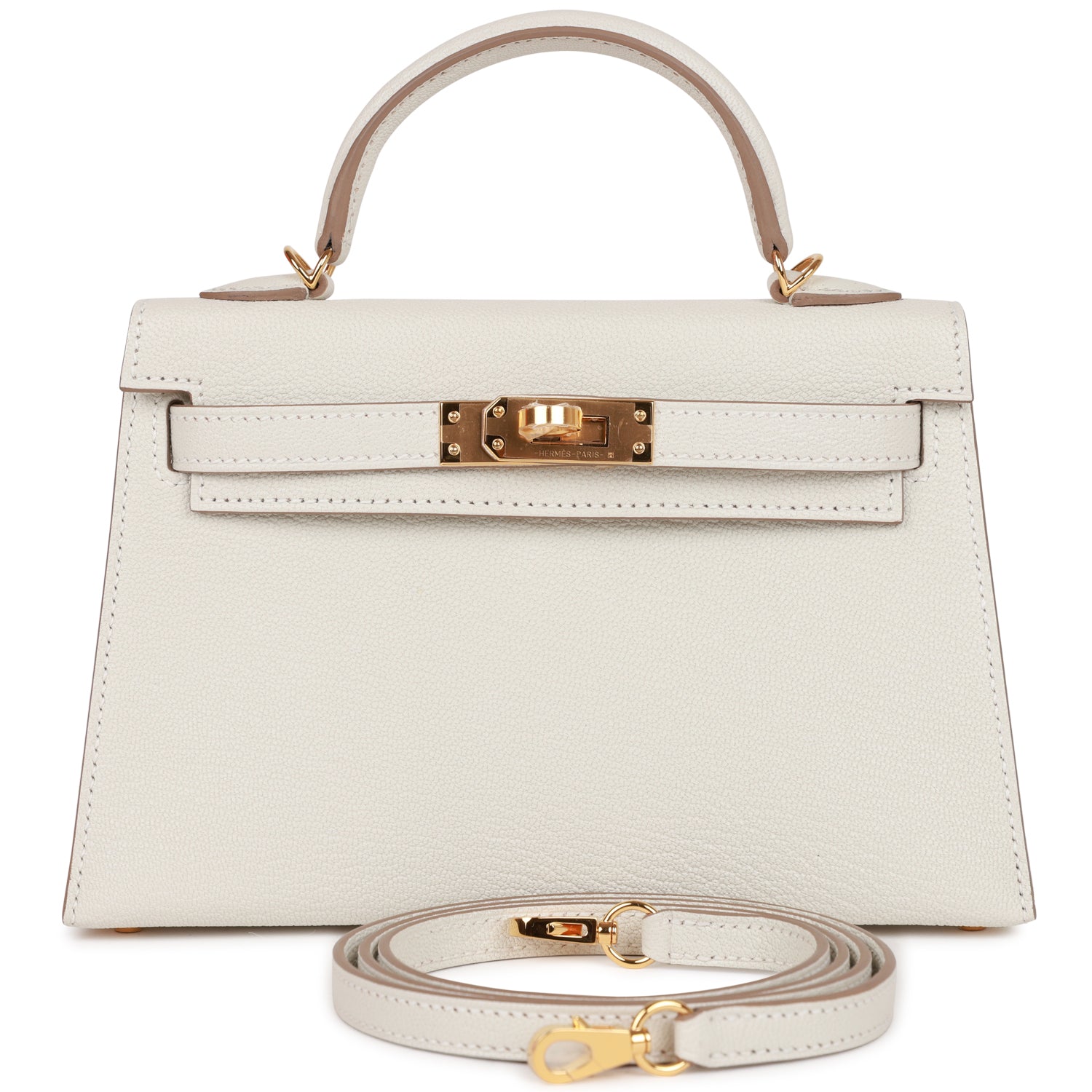 HE&&ME Kelly Sellier 20 Mushroom Ch??vre Gold Hardware