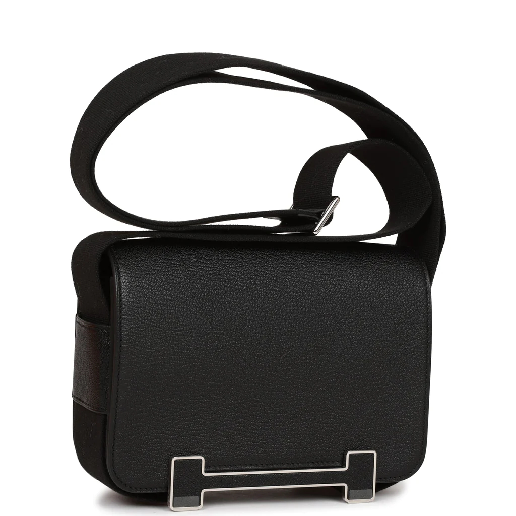 HE&&ME Geta Black Chevre Palladium Hardware