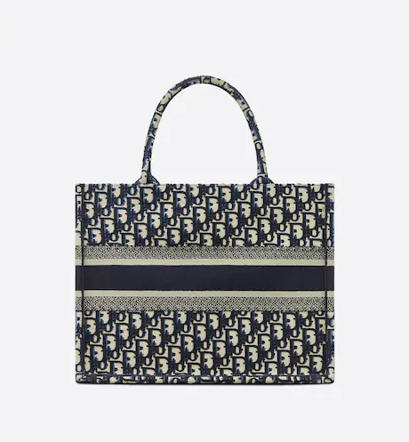 DIOR BOOK TOTE Blue Dior  (36 x 27.5 x 16.5 cm)