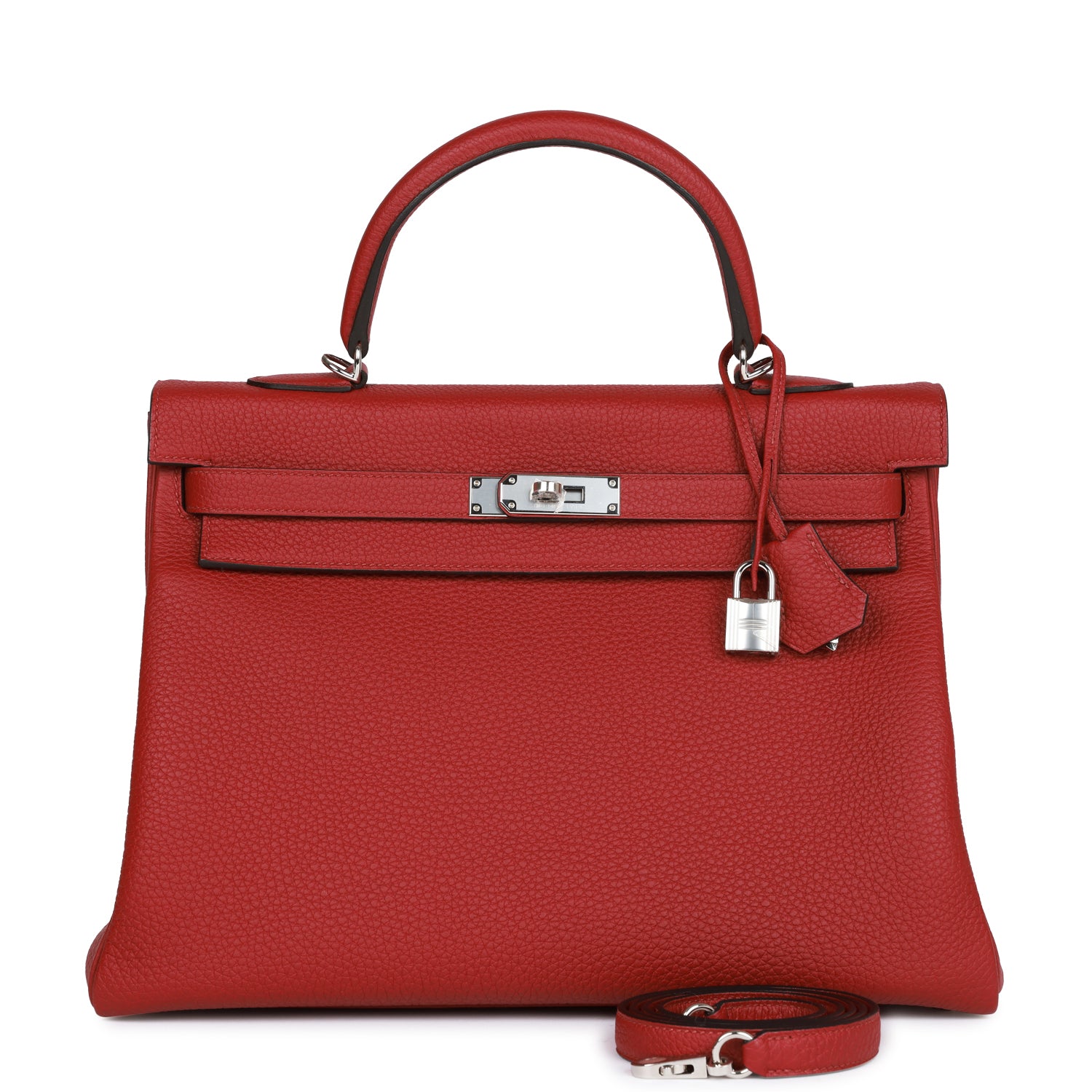 HE&&ME Special Order (HSS) Kelly Retourne 35 Rouge Grenat Verso Togo Palladium Hardware